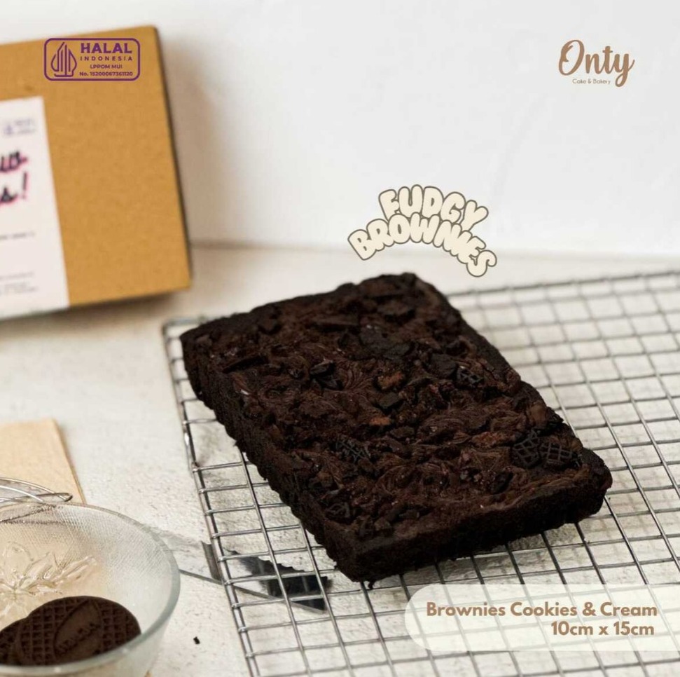 brownies cookies and cream